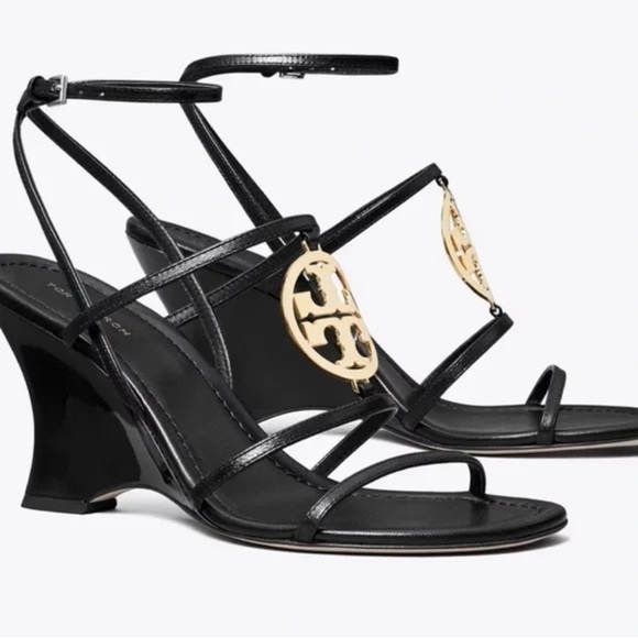 NWOB ~ TORY BURCH MILLER WEDGE sz 9.5 - Picture 2 of 10